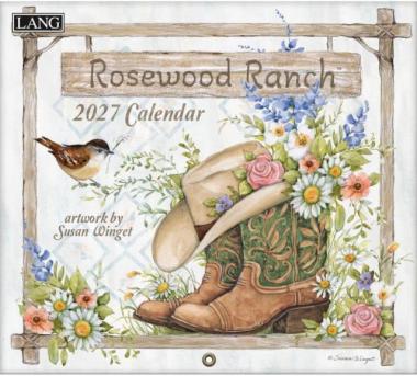 2027年LANGラングカレンダー Rosewood Ranch ローズウッドランチ 消費税込み3100円